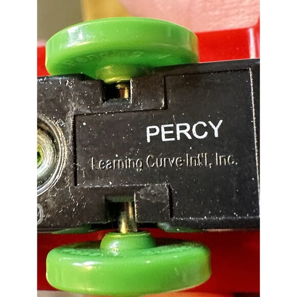 Thomas & Friends Take N Play Along 2002 Vtg Celebration Percy Train LE Diecast - Picture 9 of 10